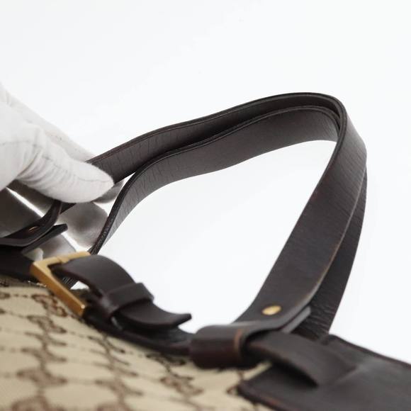 GUCCI GG Canvas Tote Bag Beige Brown Gold 106251 Auth 93839 - Picture 8 of 16